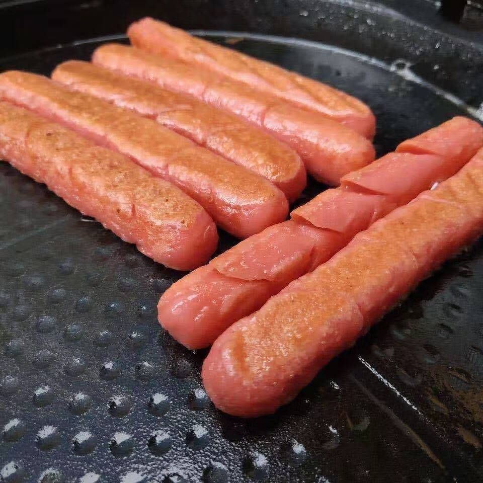 正宗油炸煎烤香肠街头铁板烤肠美食街火腿肠淀粉肠油炸火腿肠 25根*