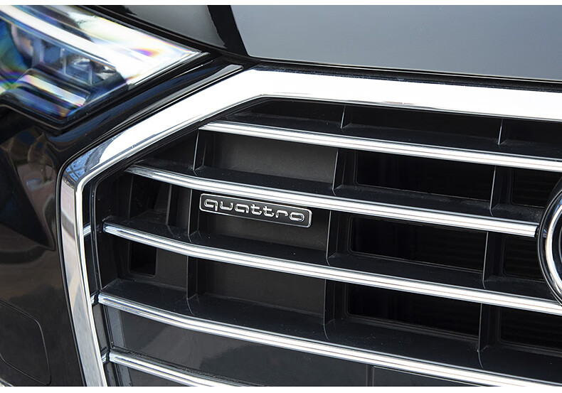 适用于奥迪a6l/a4l/q3q5la5中网四驱标quattro四驱尾标排量车标改装饰