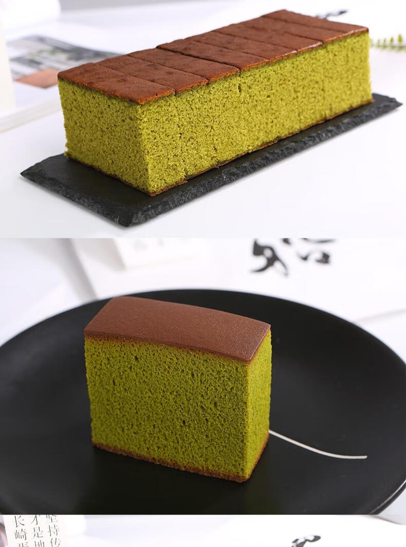 quolofune黑船 日本抹茶黑糖麦芽糖浆长崎蛋糕castella300g装 麦芽
