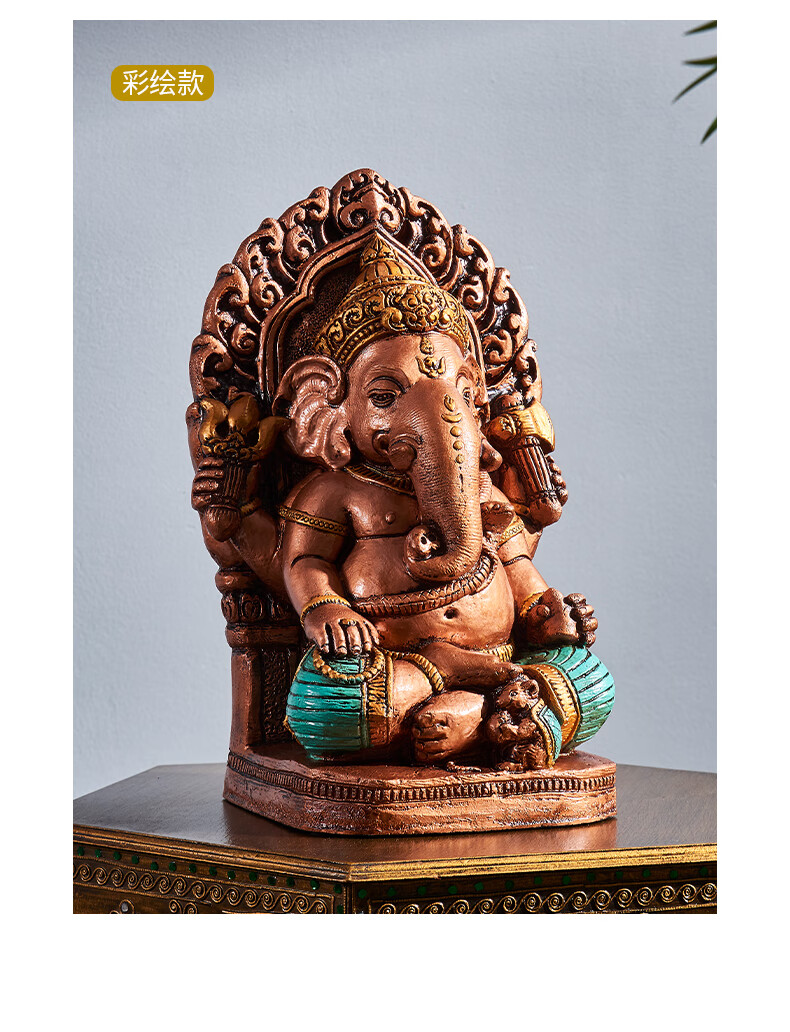 泰域泰国招财象神摆件泰式酒店会所大堂摆设东南亚风格创意简约软装