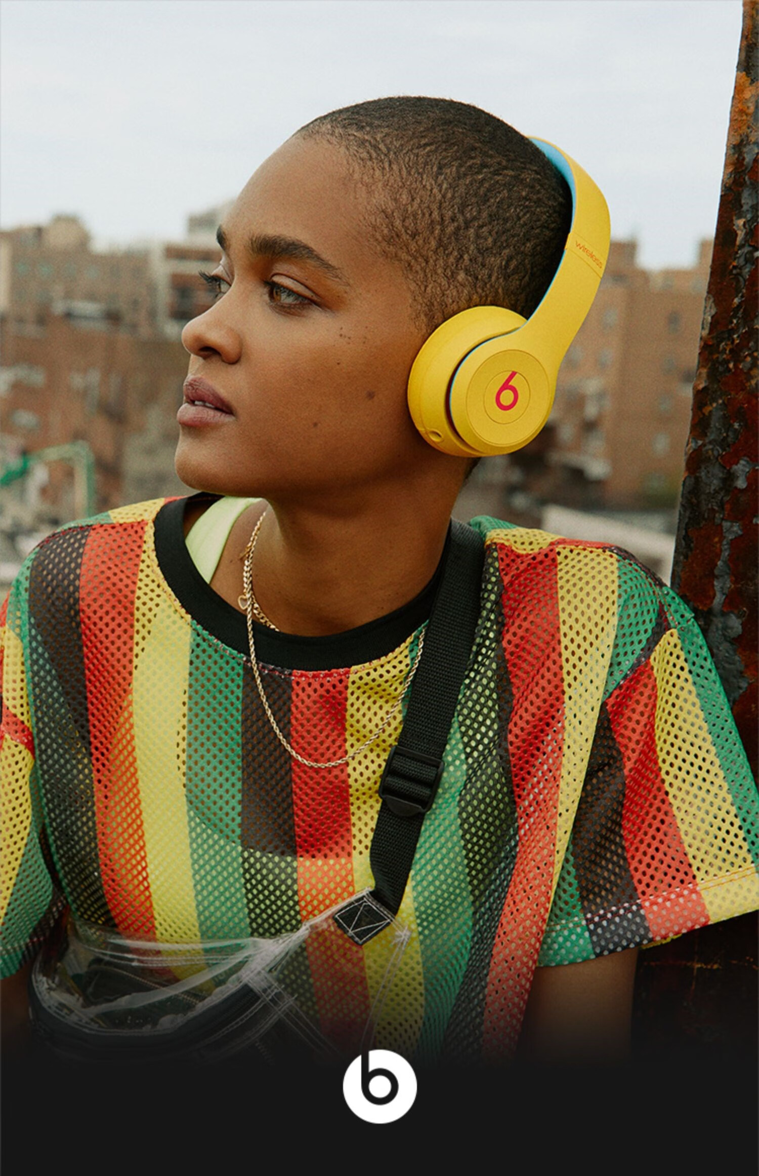 beats solo3 wireless 头戴式无线蓝牙耳机耳麦 玫瑰金色(新包装)