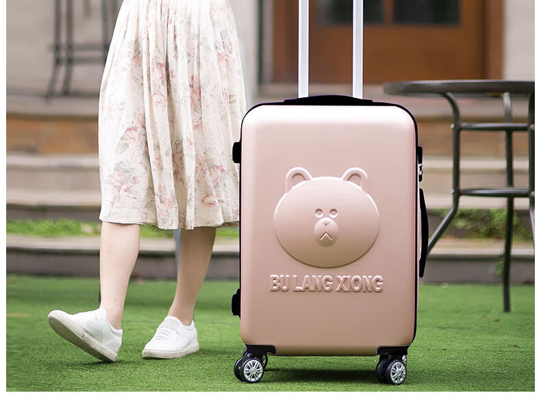 fiatlux行李箱女小号卡通可爱2021新款小熊拉杆箱20英寸学生旅行箱
