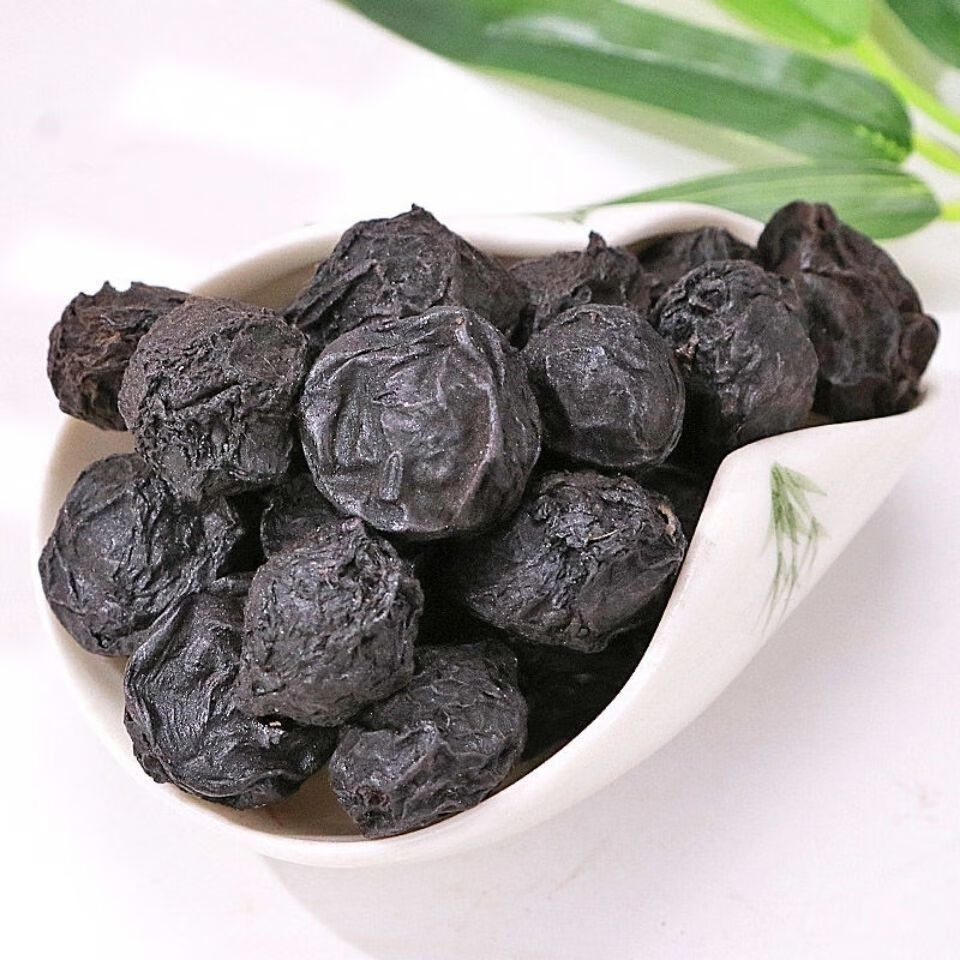药用乌梅中药材干乌梅烟熏乌梅散装乌梅汤泡茶泡水精品制乌梅500克