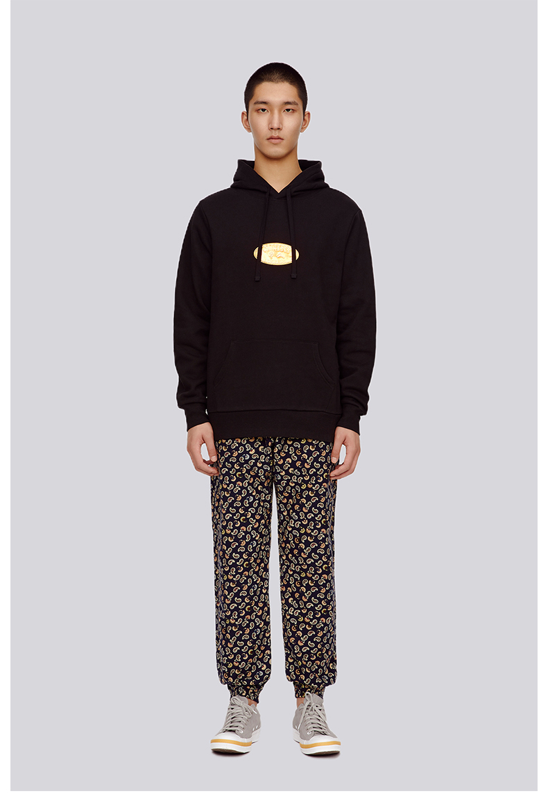 clotclottee华人系列镭射logo连帽卫衣多色陈冠希主理黑色00s