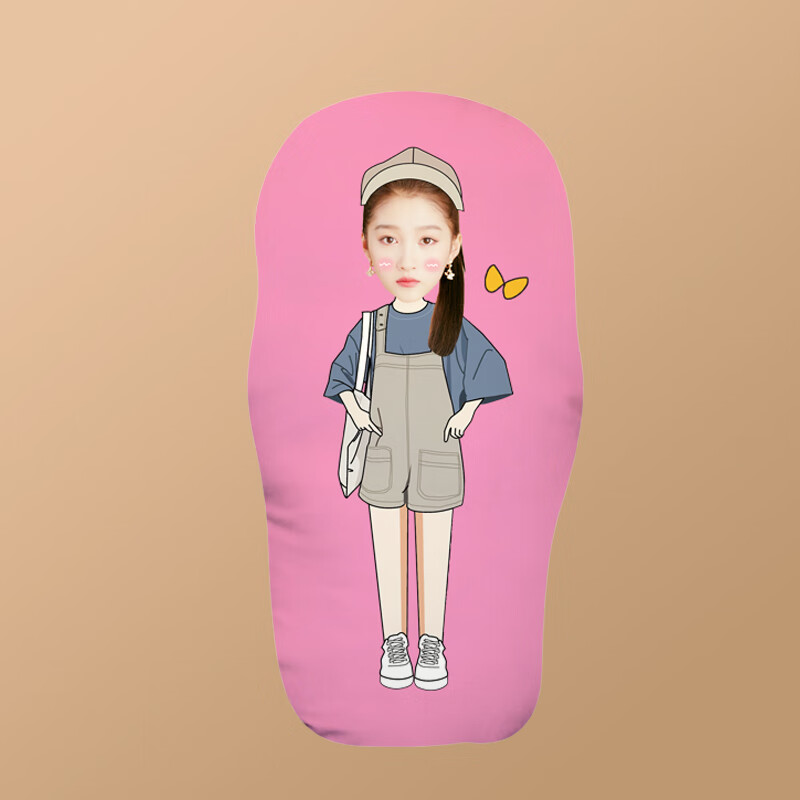 绿速 抱枕关晓彤定制照片diy订制来图定做卡通女生人物真人头像公仔