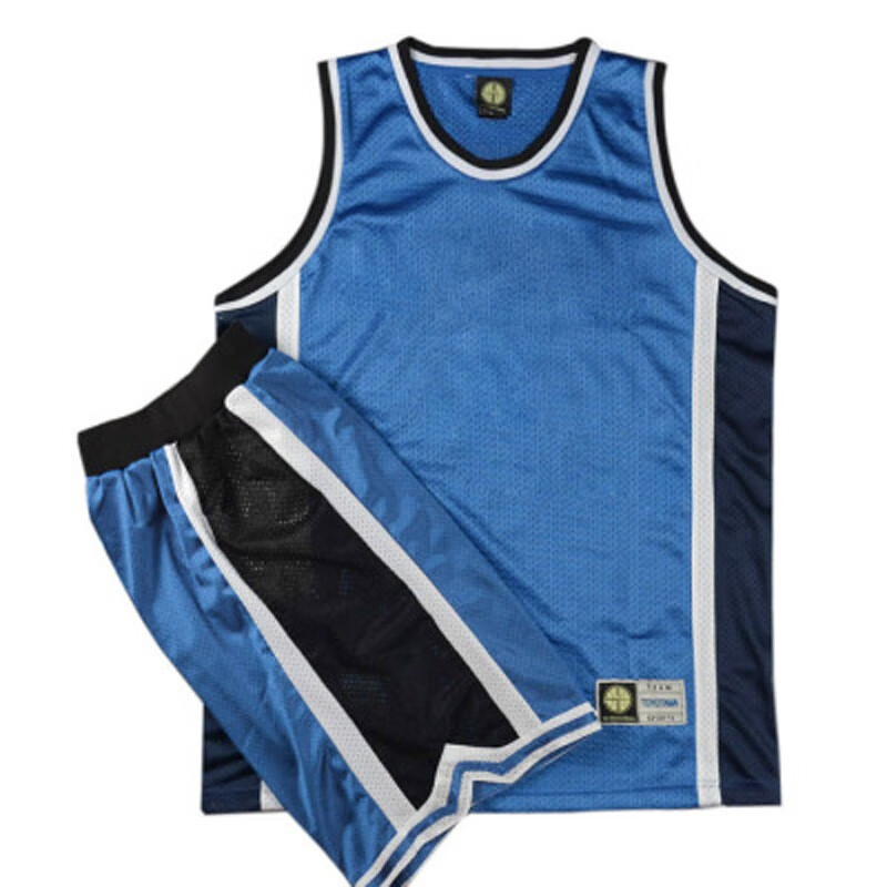 篮球服套装空白球衣山王工高队服比赛定制订制印号印字黑白16色翔阳