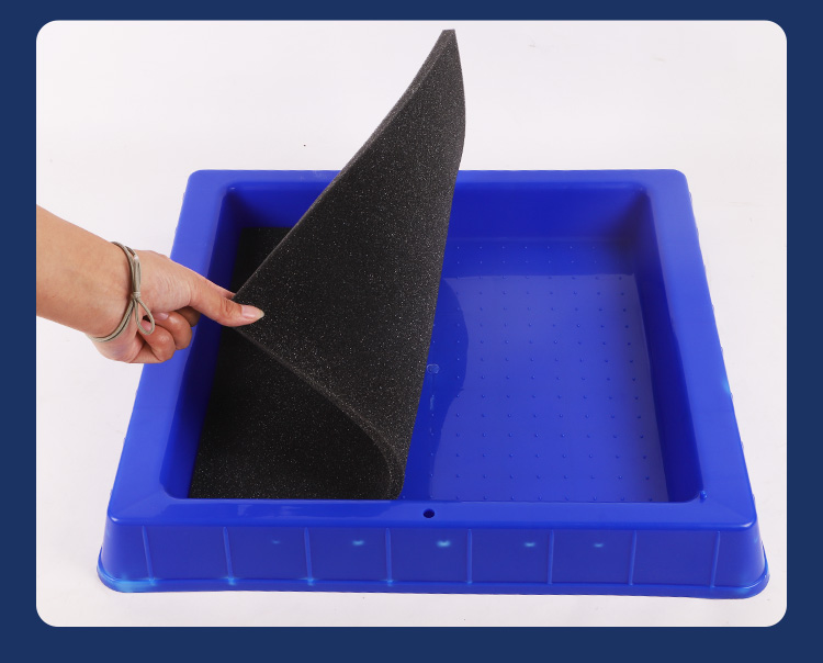 耐尔尼养殖场消毒脚踏盆鞋靴消毒池鞋底消毒槽养殖专用双脚消毒盆红色