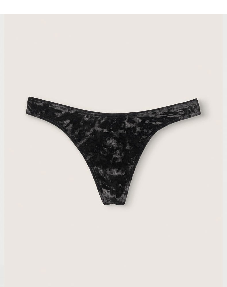 维密维多利亚的秘密pink低腰丁字裤内裤女本命年红2zuo黑色11192894xs