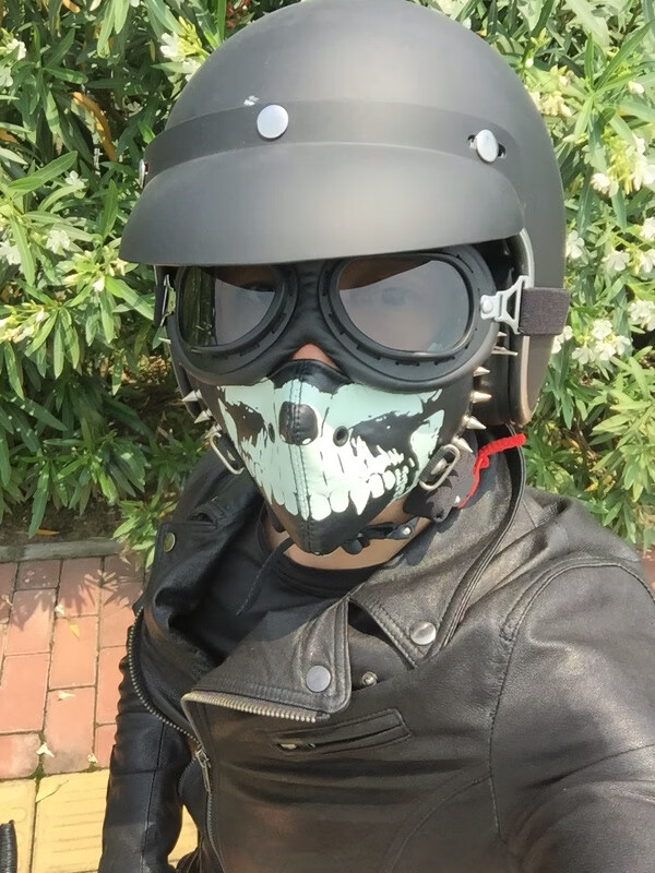 哈雷摩托车大头胖子大码头盔xxxxl号男机车半盔复古34盔大头福音