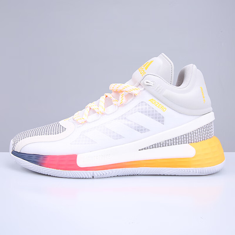 adidas阿迪达斯新款drose11罗斯11代渐变配色战靴实战篮球鞋fw8508黑