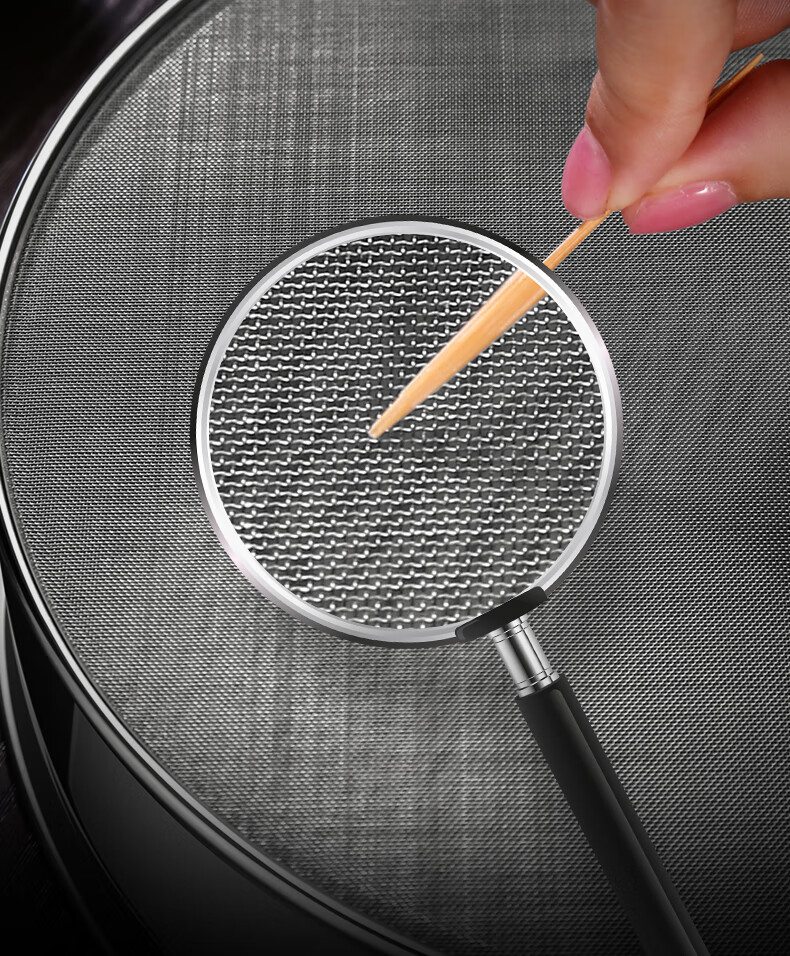 过滤细漏网筛子60目家用厨房烘焙手持304钢60目面粉筛小号直径153cm