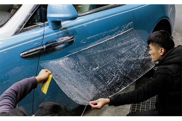 xp汽车隐形车衣tpu漆面透明保护膜修复防刮蹭全车贴膜包施工medpu增亮