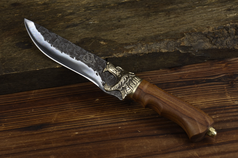 龙泉手工锻打剃骨刀剃肉刀杀猪羊牛专业刀特快分割刀切肉刀屠宰专用刀