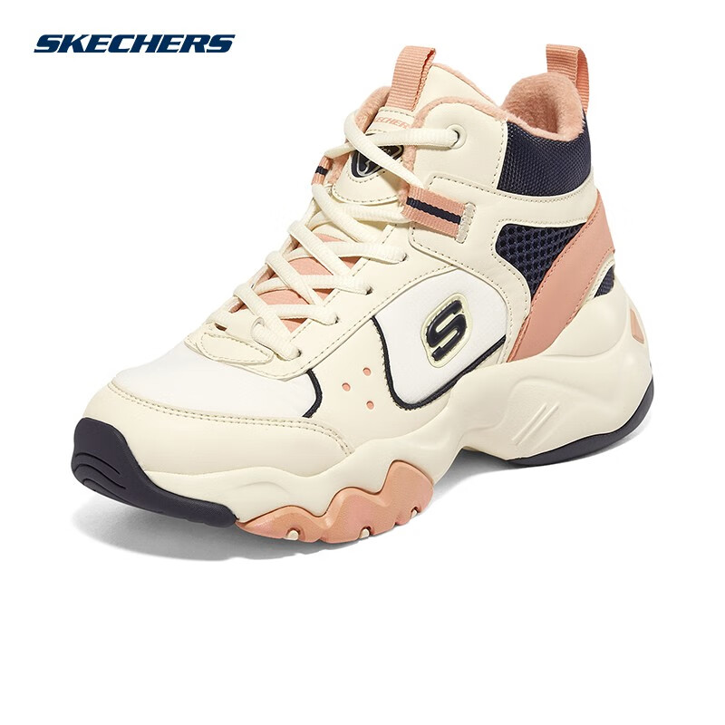 skechers斯凯奇女鞋冬季新款舒适运动休闲鞋167266ntnv37