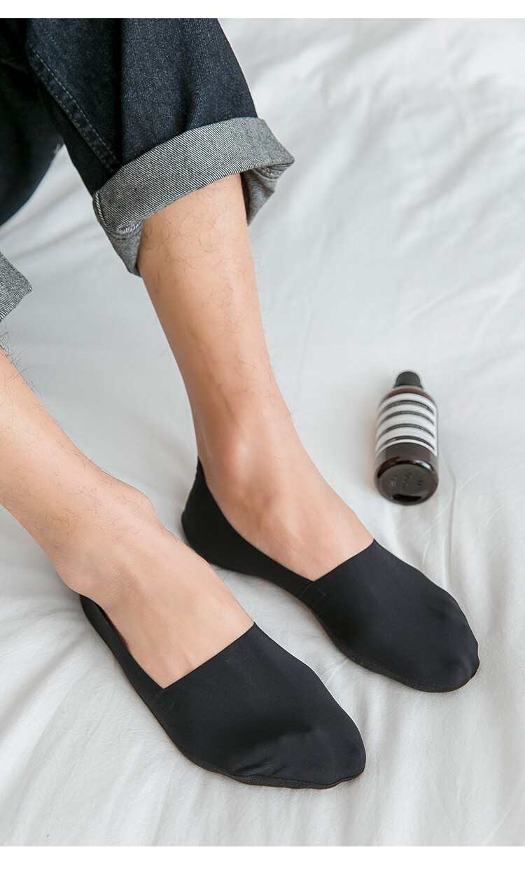 【冰丝降温】花花公子 男士袜子夏季薄款冰丝超浅口隐形袜ins潮夏天