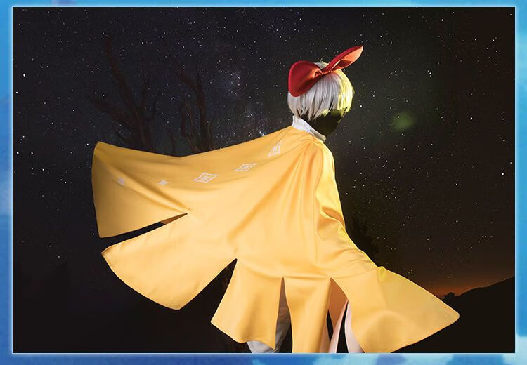 记光遇cos服 披风斗篷音韵季追光季凛冬季魔法季cosplay服装 白鸟斗篷