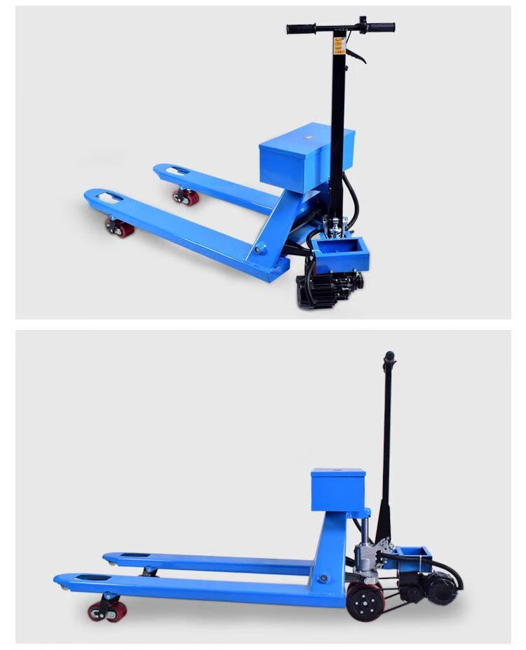 拖板车小型电动叉车2吨3吨液压搬运车升降电动地牛搬运车3吨齿轮款