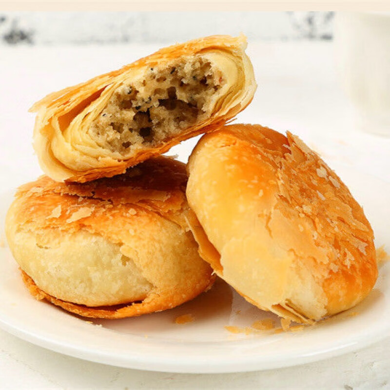 香酥饼老婆饼散装整箱千层酥手工点心早餐5斤小包装糕点3斤红豆味