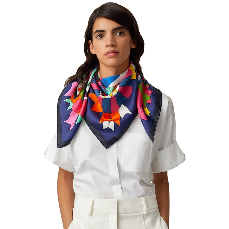 庆典骏马印花女士真丝方巾丝巾礼物h003748s 04预售【图片 价格 品牌