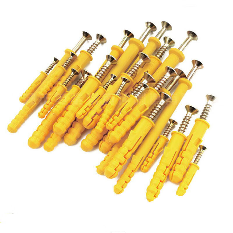 小黄鱼尼龙塑料膨胀管加长膨胀螺丝膨胀螺栓膨胀塞胀钉6mm8mm10mm 8*1