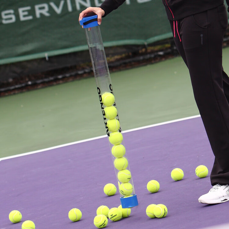 迪卡侬网球捡球器网球附件网球桶网球携带桶tnartengoten绿色