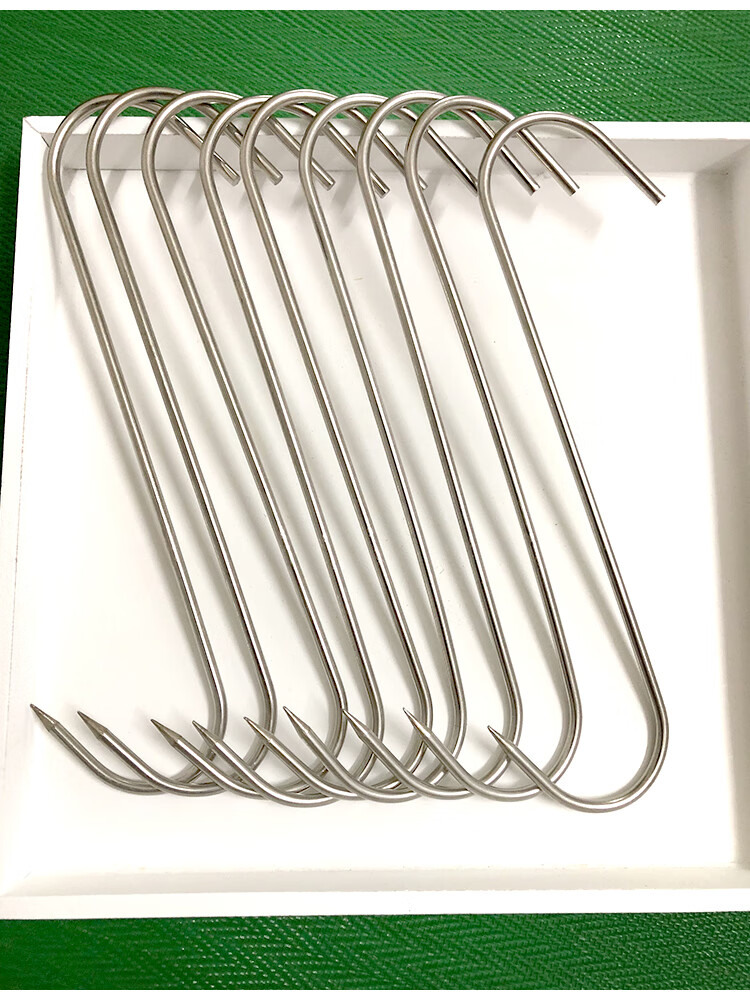 征斯 不锈钢腊肉钩s型钩挂钩咸货钩子牛肉钩s形挂钩猪肉钩市场挂肉