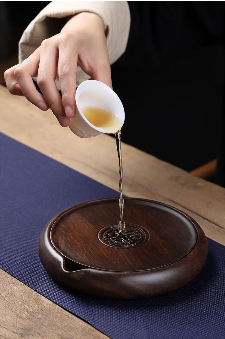 茶承茶壶垫茶道壶承干泡台隔热垫底座茶杯垫养托架子茶具配件镂空福字