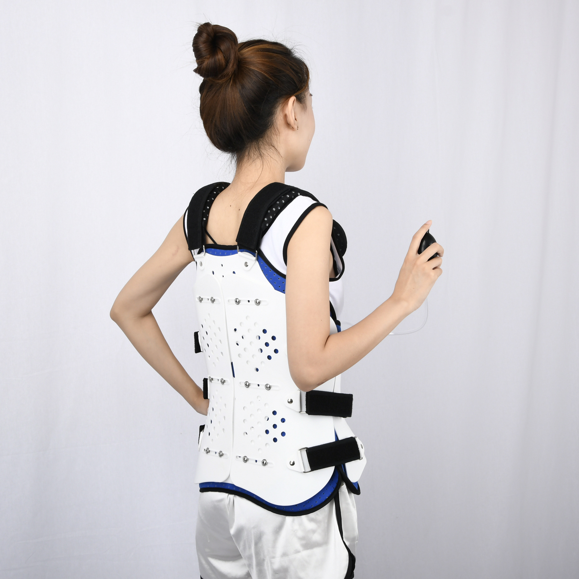 康兴达可调节式胸腰椎固定支具 压缩性骨折架 腰部术后支撑脊柱护具