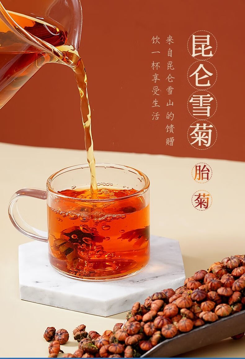 昆仑雪菊正宗新疆特级昆仑雪菊花野生天山雪菊血菊胎菊昆仑雪菊500克