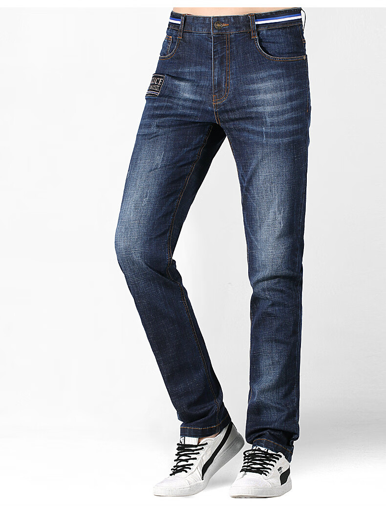 paul hurley&shark潮牌2021夏季新款男士鲨鱼牛仔裤薄款男直筒长裤