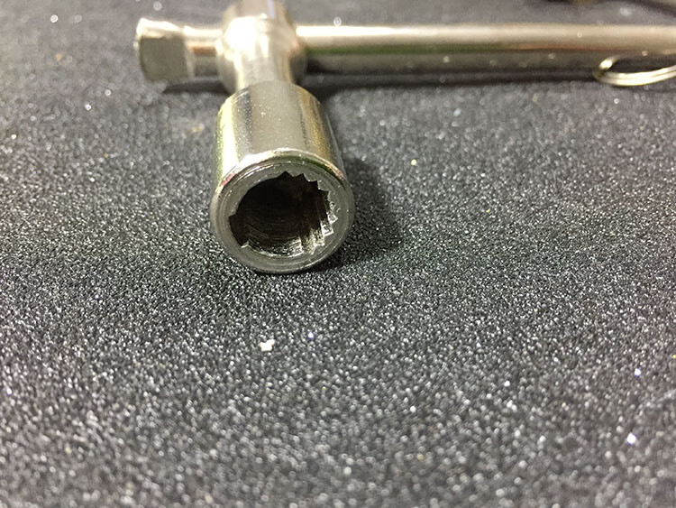 自来水阀门钥匙水表前阀门开关扳手闸阀水磁性锁闭阀门暖气齿四分