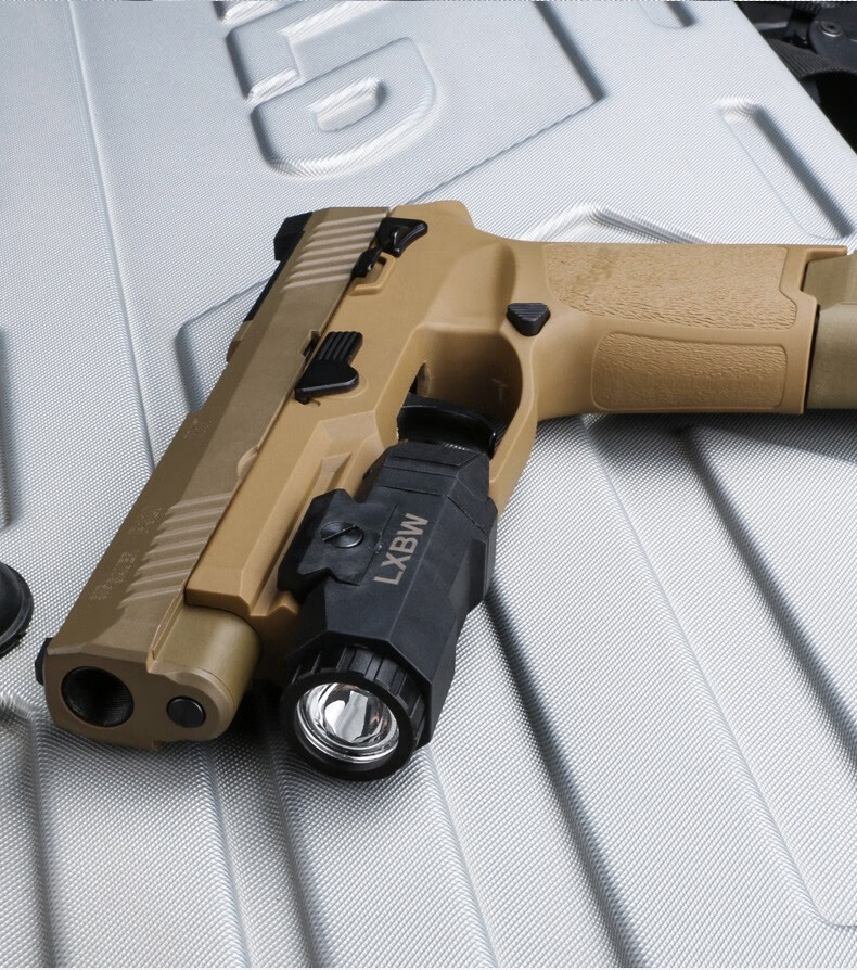 八尾花喵蓝星m17反吹激光训练模型连发抛壳西格绍尔p320m18玩具枪 m17