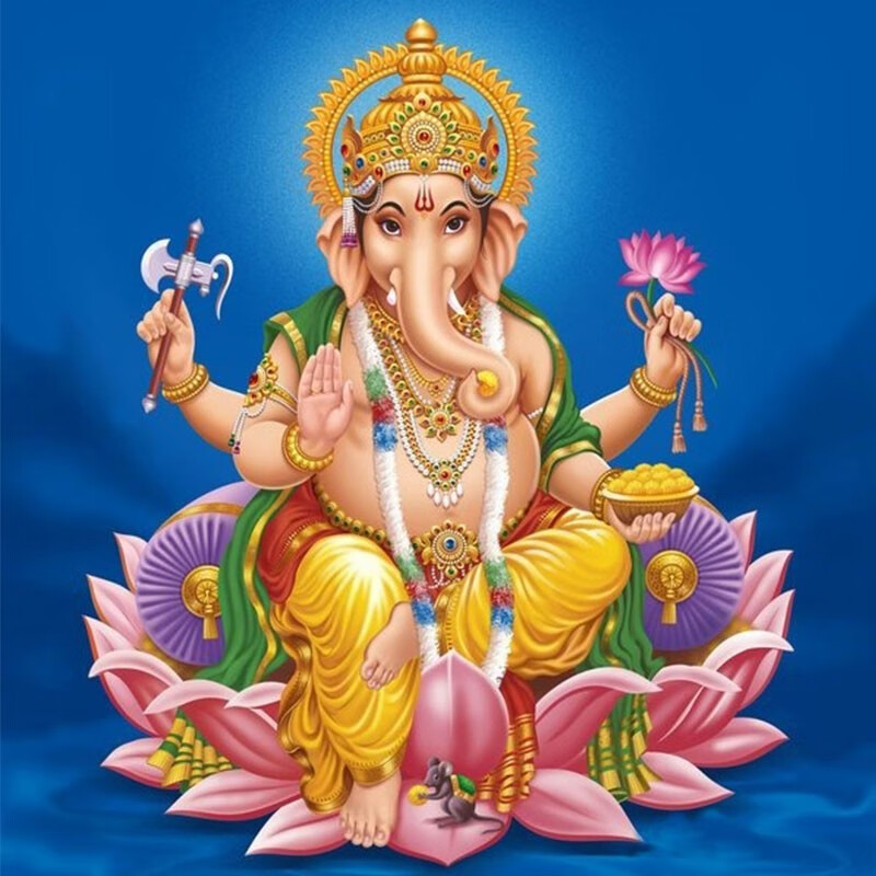 珠缘景翠铜象鼻财神泰国象神象神摆件天目象象鼻天印度教护法神像款式