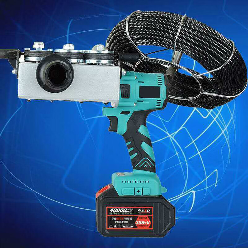 锂电穿线器电工穿线机线路安装引线器充电式全自动拉伸引线神器30 穿