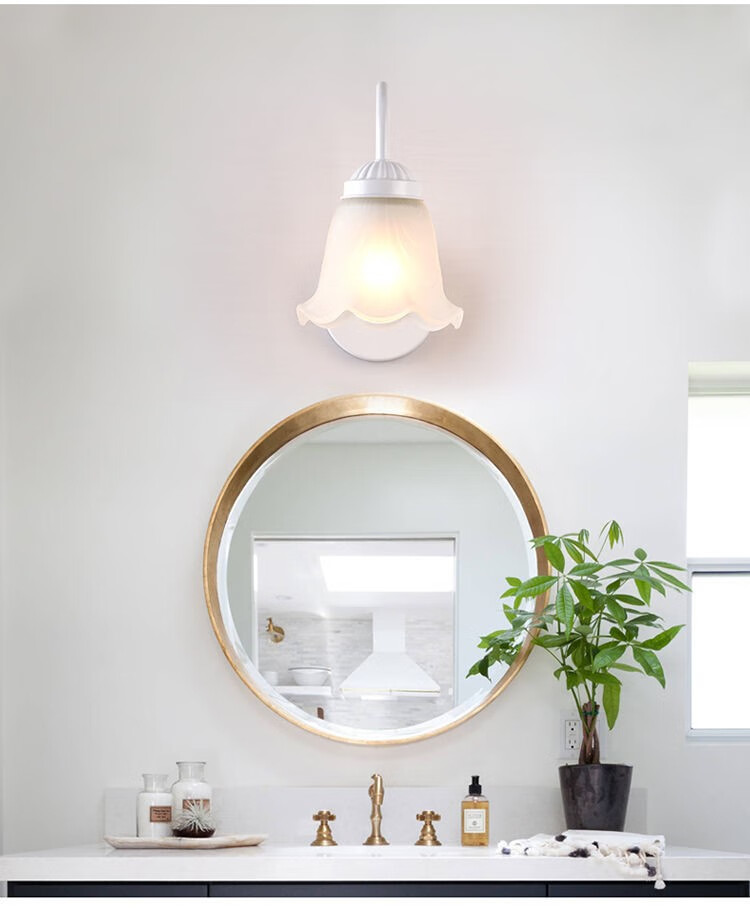 卫生间镜前灯美式led可免打孔镱前灯卫生间浴室防水防雾梳妆台化妆灯