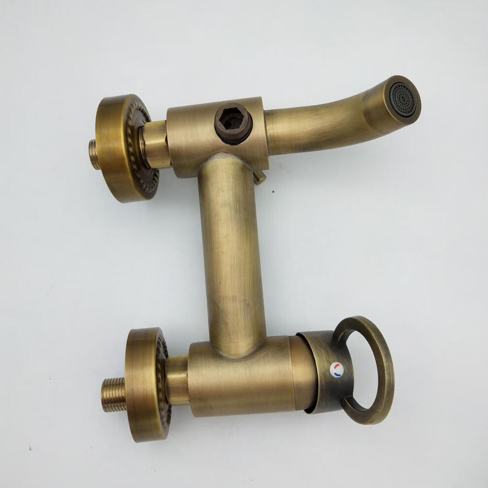 仿古铜花洒支架顶喷头软管手持分水器淋浴阀五金卫浴零配件大仿古雨润