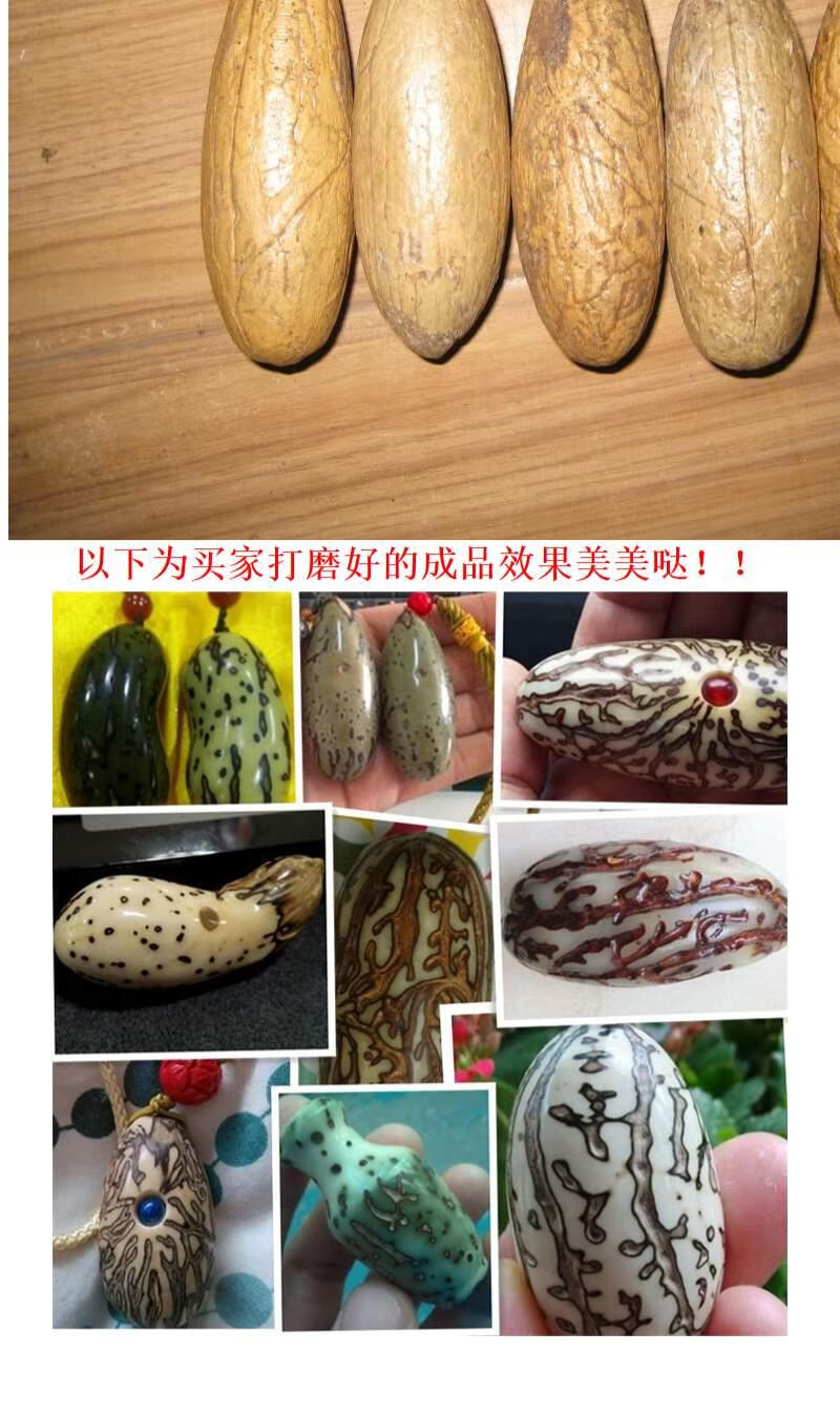 千眼菩提天然千眼菩提子原籽原料菩提手把件手串风化老果大原果手把件