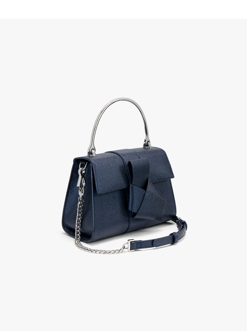 pedro女包女士金属手柄饰翻盖手提单肩包pw2-55060008 navy深蓝色 xs