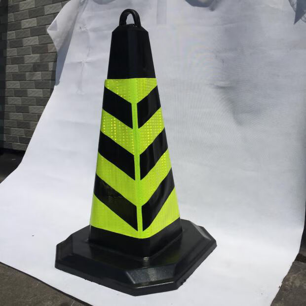 柱橡胶路锥70cm反光锥隔离墩请勿泊车路障锥雪糕桶禁止停车桩警示柱 4