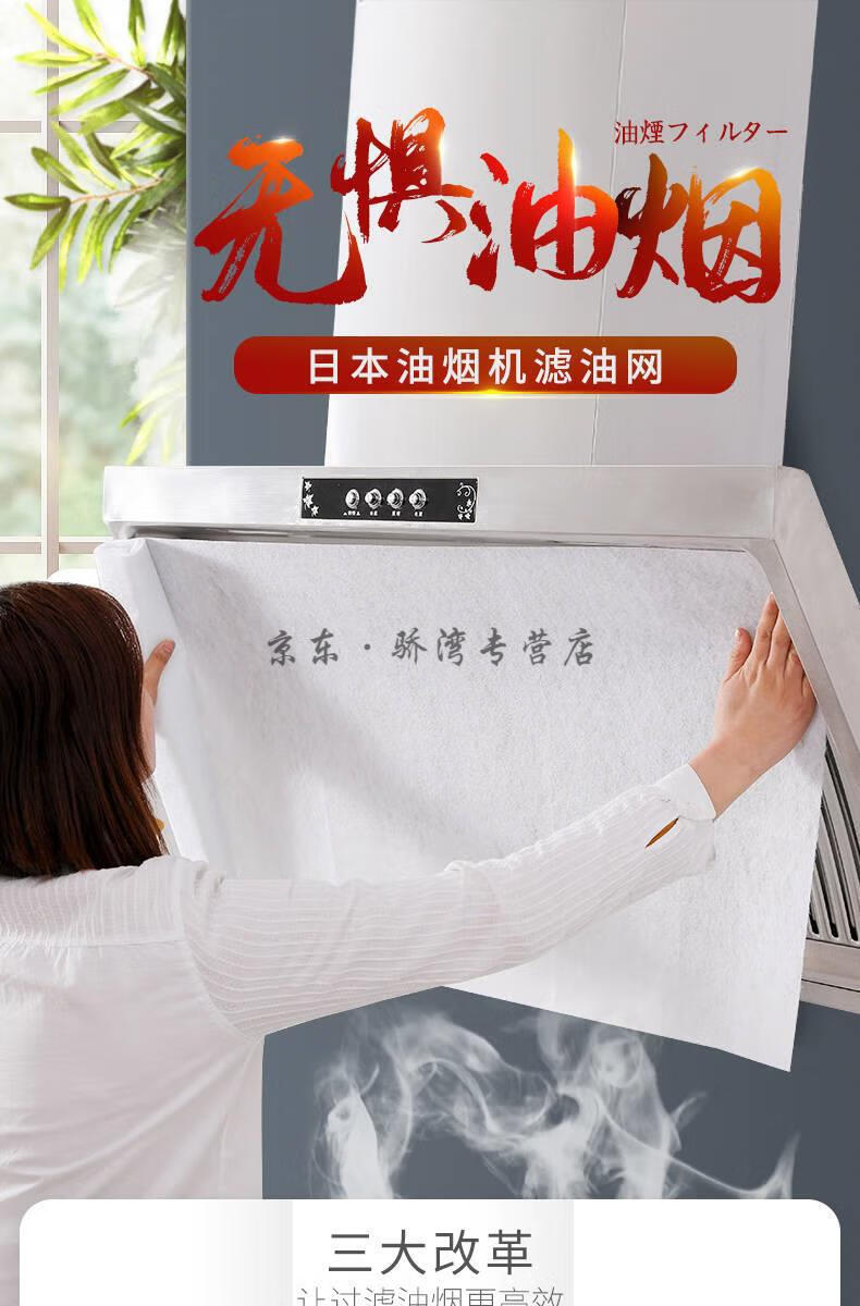 油烟机通用油烟机吸油纸吸油烟纸厨房免清洗抽过滤网家用防油罩防油