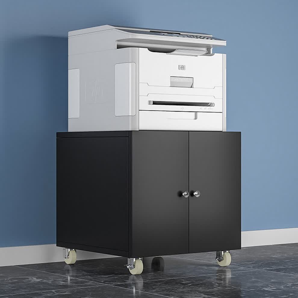 惠普(hp)通用打印机柜复印机柜文件柜办公柜矮柜移动打印机放置柜复印
