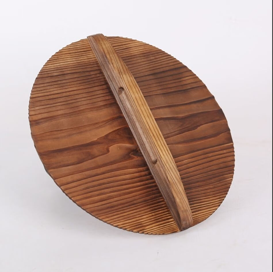 高丽盛 杉木锅盖家用环保木锅盖水缸盖砂锅盖子木头盖子圆形实木锅盖