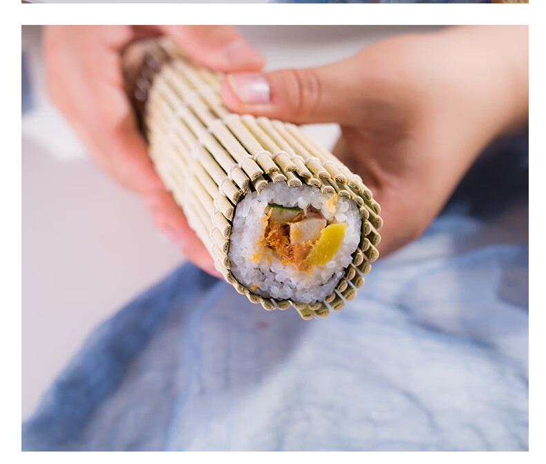 竹编制品青竹皮寿司帘子寿司工具竹编制品紫菜包饭竹帘寿司卷帘寿司席