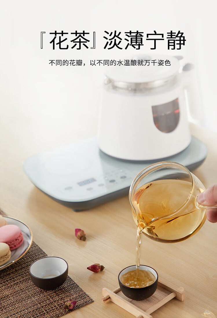 夏新amoi夏新煮茶器黑茶壶家用全自动蒸汽喷淋式多功能小型办公玻璃煮