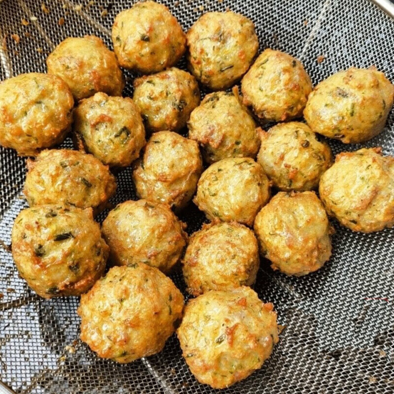 500g苏北特产肉元丸子狮子头熟食红烧清蒸肉圆新鲜猪肉丸子团子