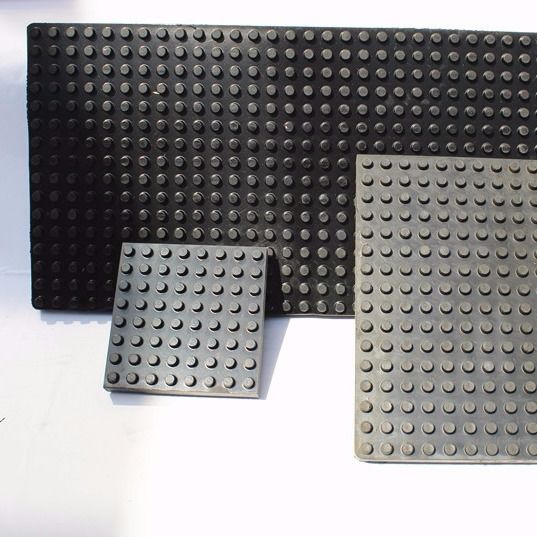 橡胶减震垫空调风机减震橡胶块橡胶垫水泵脚垫防震缓冲胶块硅胶普通