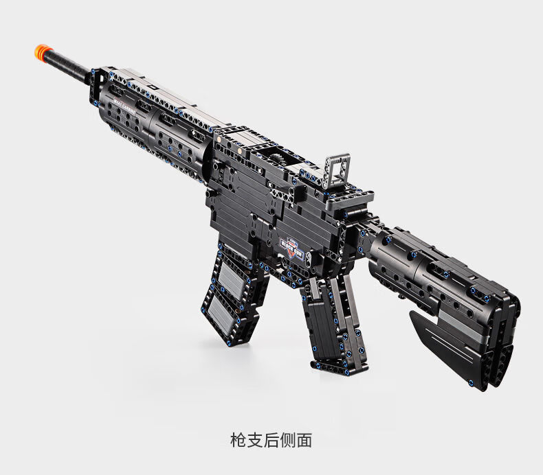 积木拼装枪玩具绝地求生吃鸡可发射98k男孩生日礼物沙漠307片