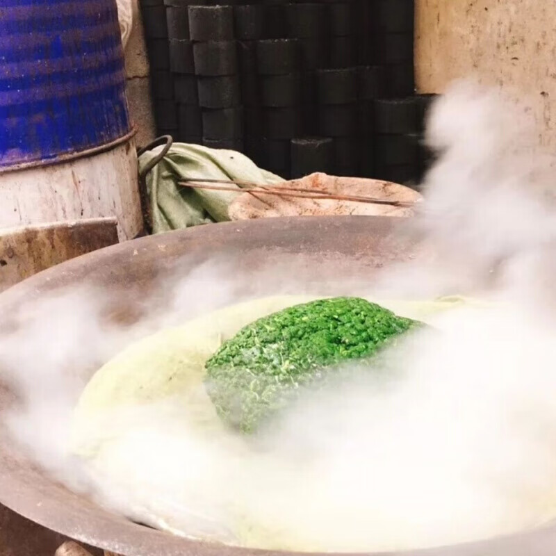 嵊州新昌特产青麻糍糯米糍粑手工艾草青团糕点心麻薯驴打滚清明果青