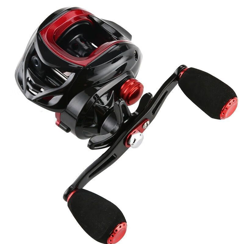 放心购水滴轮套装全属18轴防炸线打黑翘嘴桥钓筏竿专用手鱼轮渔线轮