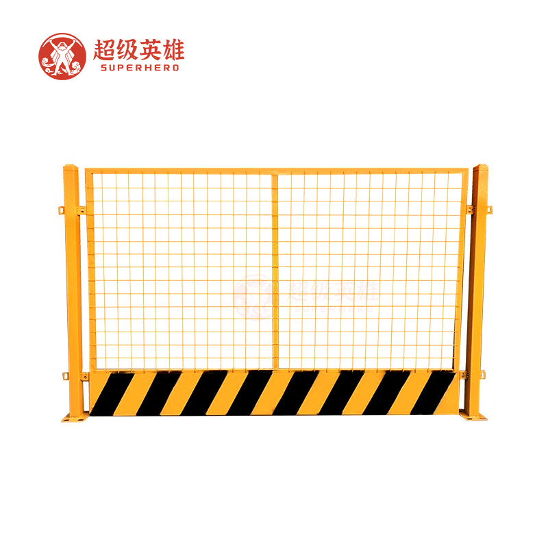 门基坑护栏临边警示移动防护栏黄黑竖管基坑122m1套1片1柱基坑护栏